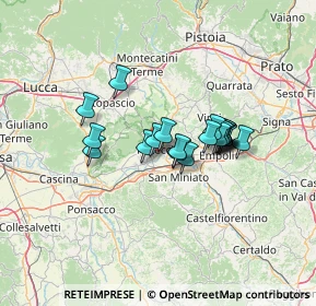 Mappa Via Padre Vincenzo Checchi, 50054 Fucecchio FI, Italia (9.967)