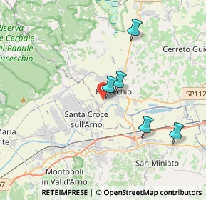 Mappa Via Padre Vincenzo Checchi, 50054 Fucecchio FI, Italia (6.575)