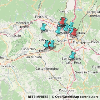 Mappa Via Castelli, 50056 Montelupo fiorentino FI, Italia (13.415)