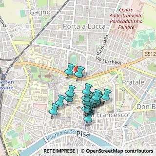 Mappa Via Cardinale Pietro Maffi, 56127 Pisa PI, Italia (0.457)