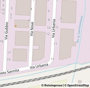 Mappa Via Urbania, 50056 Montelupo Fiorentino FI, Italia (0.056)