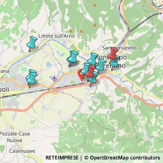Mappa Via Urbania, 50056 Montelupo fiorentino FI, Italia (1.44667)