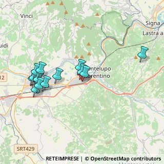 Mappa Via Urbania, 50056 Montelupo fiorentino FI, Italia (3.96462)