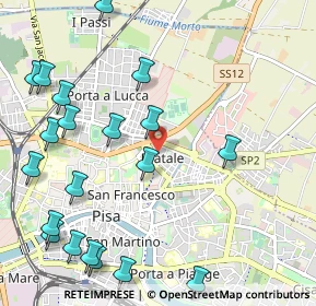 Mappa Via Leonida Tonelli, 56127 Pisa PI, Italia (1.402)
