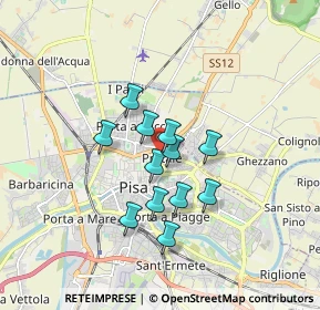 Mappa Via Leonida Tonelli, 56127 Pisa PI, Italia (1.29917)