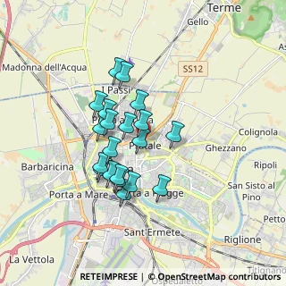 Mappa Via Hermada, 56127 Pisa PI, Italia (1.433)