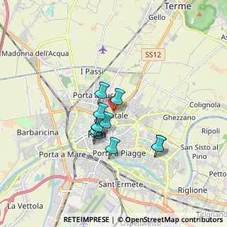 Mappa Via Hermada, 56127 Pisa PI, Italia (1.29455)