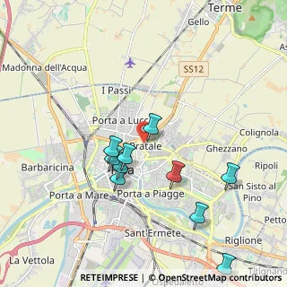 Mappa Via Hermada, 56127 Pisa PI, Italia (2.43833)