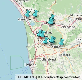 Mappa Via Leonida Tonelli, 56127 Pisa PI, Italia (10.64091)