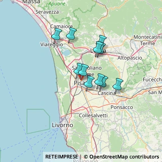 Mappa Via Hermada, 56127 Pisa PI, Italia (10.64091)