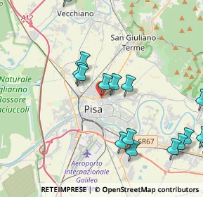 Mappa Via Leonida Tonelli, 56127 Pisa PI, Italia (5.16941)