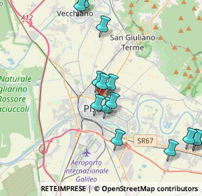 Mappa Via Hermada, 56127 Pisa PI, Italia (4.325)