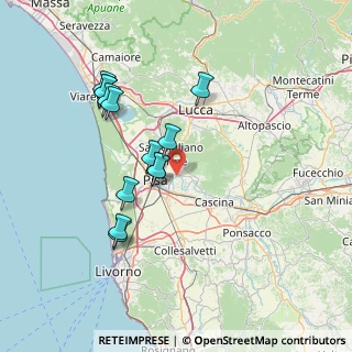 Mappa Via dell'Argine Colignola, 56017 San Giuliano Terme PI, Italia (14.24462)