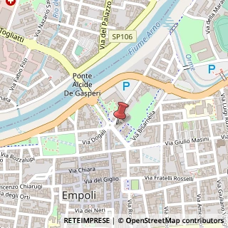 Mappa Piazza Guido Guerra, 52, 50053 Empoli, Firenze (Toscana)