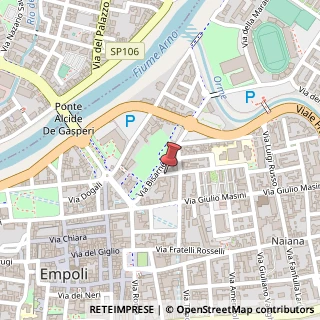 Mappa Via Giosuè Carducci, 18, 50053 Empoli, Firenze (Toscana)