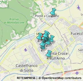 Mappa Via del Melaccio, 56029 Santa Croce sull'Arno PI, Italia (0.85455)