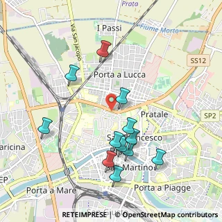Mappa Via Cardinale Pietro Maffi, 56126 Pisa PI, Italia (1.01667)