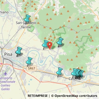 Mappa Via Palmiro Filidei, 56011 Calci PI, Italia (5.35714)