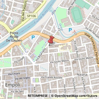 Mappa Via Emilio Bardini, 48, 50053 Empoli, Firenze (Toscana)
