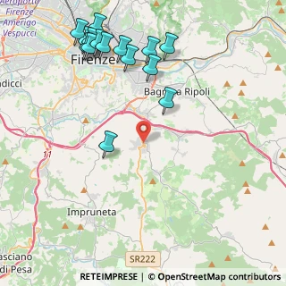 Mappa Via Ponte del Lepri, 50012 Bagno a Ripoli FI, Italia (5.312)