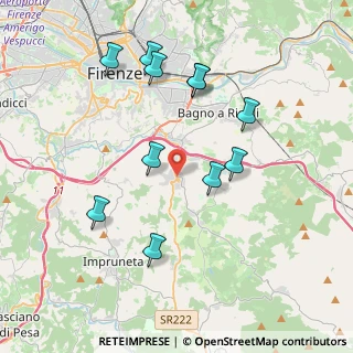Mappa Via Ponte del Lepri, 50012 Bagno a Ripoli FI, Italia (3.98)