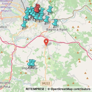 Mappa Via Ponte del Lepri, 50012 Bagno a Ripoli FI, Italia (5.724)