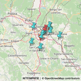 Mappa Milano - Napoli, 50023 Firenze FI, Italia (8.69545)