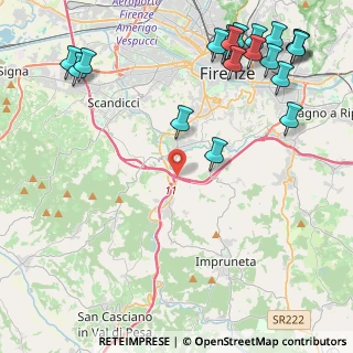Mappa Milano - Napoli, 50023 Firenze FI, Italia (6.2395)