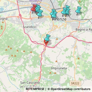 Mappa Milano - Napoli, 50023 Firenze FI, Italia (5.86091)