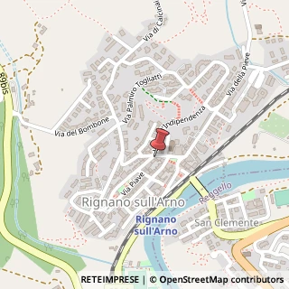 Mappa Via del Bombone, 5, 50067 Rignano sull'Arno, Firenze (Toscana)