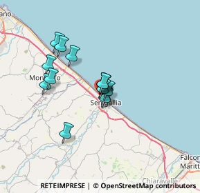 Mappa Via Bramante, 60019 Senigallia AN, Italia (4.90643)