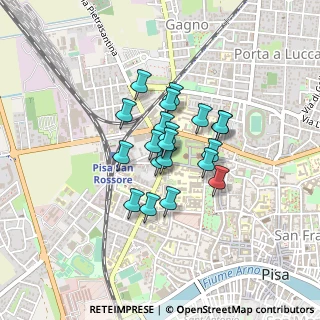 Mappa Via G.B.NICCOLINI, 56122 Pisa PI, Italia (0.287)