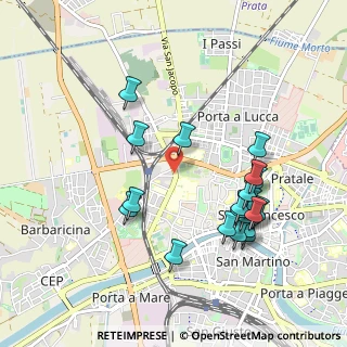 Mappa Via G.B.NICCOLINI, 56122 Pisa PI, Italia (1.0325)
