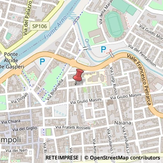 Mappa Via Giosuè Carducci, 33, 50053 Empoli, Firenze (Toscana)