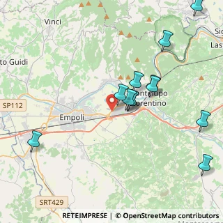 Mappa Via Tosco Romagnola Sud, 50056 Capraia e Limite FI, Italia (4.35083)