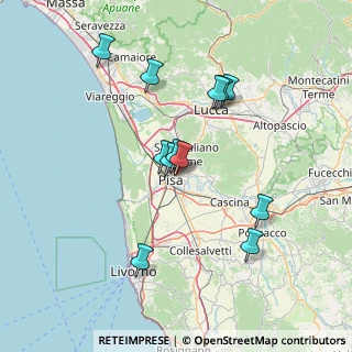 Mappa Via Pindemonte Ippolito, 56127 Pisa PI, Italia (13.4325)