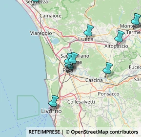 Mappa Via Pindemonte Ippolito, 56127 Pisa PI, Italia (15.74308)