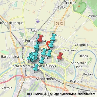 Mappa Via Pindemonte Ippolito, 56127 Pisa PI, Italia (1.46765)