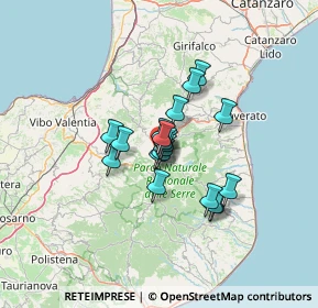 Mappa Simbario, 89822 Simbario VV, Italia (9.33684)