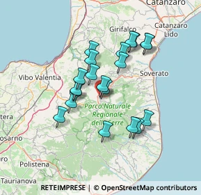 Mappa Simbario, 89822 Simbario VV, Italia (12.878)