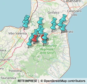 Mappa Piazza Vittorio Veneto, 89822 Simbario VV, Italia (11.65222)