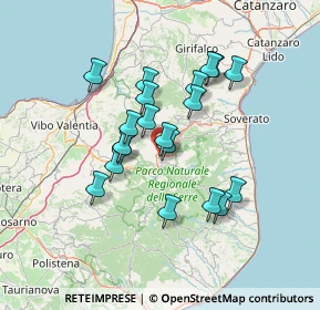 Mappa Contrada Carcara Zona Industriale, 89822 Simbario VV, Italia (12.831)