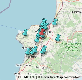 Mappa Via Aldo Moro, 89852 Mileto VV, Italia (9.15789)