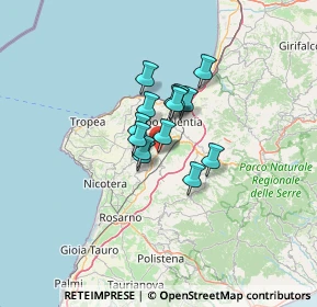 Mappa Via Aldo Moro, 89852 Mileto VV, Italia (8.19643)