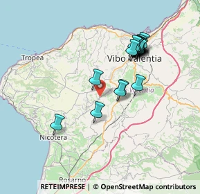 Mappa Vico Pasqualino Moricca, 89841 Filandari VV, Italia (7.64316)