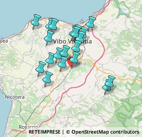 Mappa Via Torino, 89851 Francica VV, Italia (6.946)