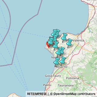 Mappa Località Petto Bianco, 89866 Ricadi VV, Italia (9.21083)