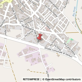Mappa Via Rinascita,  36, 09025 Sanluri, Medio Campidano (Sardegna)