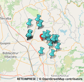 Mappa Via Flavio Gioia, 09040 Guasila CA, Italia (10.257)