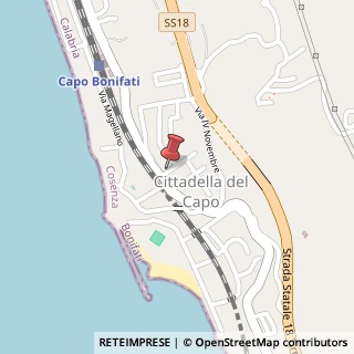 Mappa Via Goffredo Mameli, 87020 Cittadella del Capo CS, Italia, 87020 Bonifati, Cosenza (Calabria)